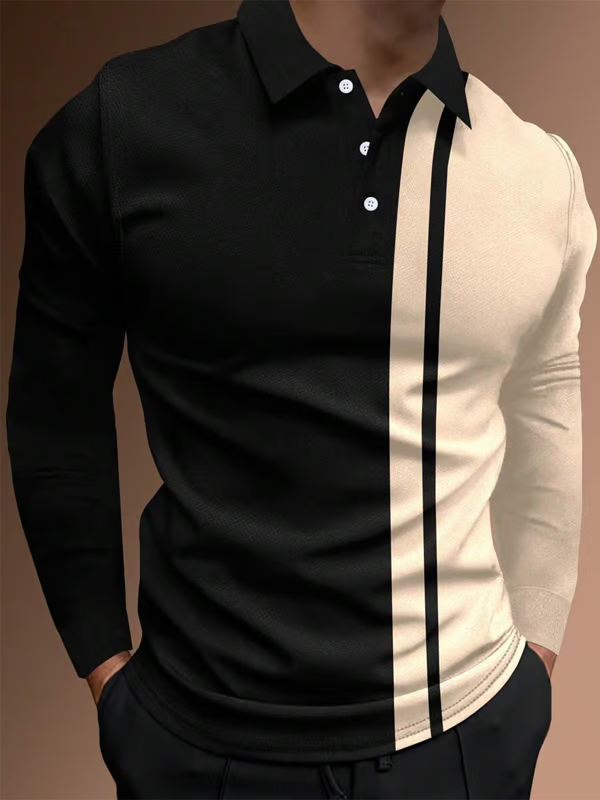 1F225883-1550-30DC-8F00-1DA2A79A8B58 Men's Casual Business Fashion Polo Shirts
