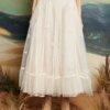 DREAM Jolene Tulle Ruffle Midi Skirt