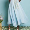 DREAM Fig Pleat Midi Skirt