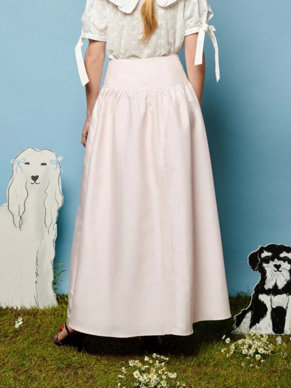 4A160880-75FD-CD43-2C05-B51B94C43202 Tilly Taffeta Midi Skirt