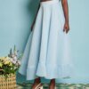 DREAM Fig Pleat Midi Skirt