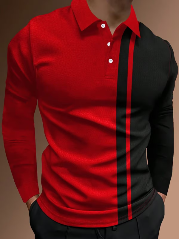 B98B019B-2187-D9D0-256F-3AAACF8944E7 Men's Casual Business Fashion Polo Shirts