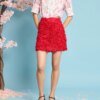 D2C2EFB0-16EF-BE21-3955-D0FACE69C41A Rose Plume Mini Skirt