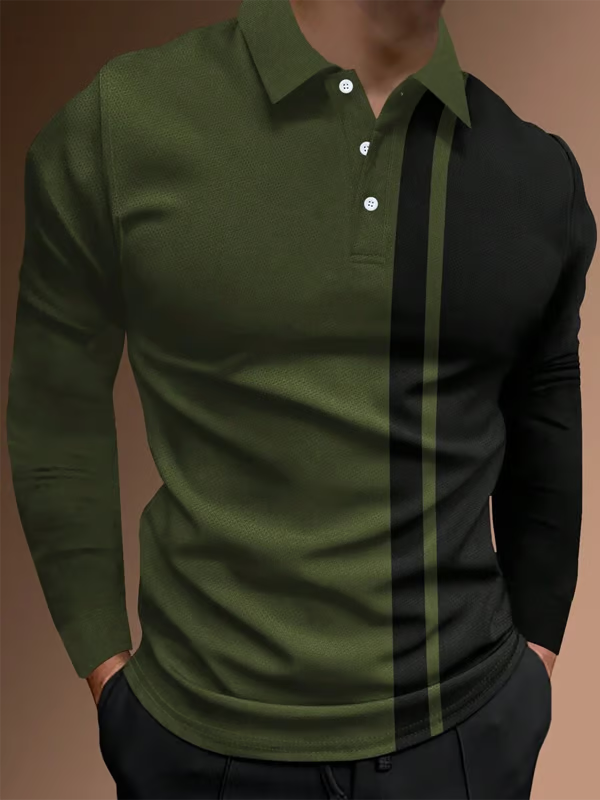 F07D8D05-4580-6C63-37DB-3083B015396C Men's Casual Business Fashion Polo Shirts