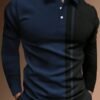 F2A46B93-7BCA-187D-FE95-A1AB899F8584 Men's Casual Business Fashion Polo Shirts