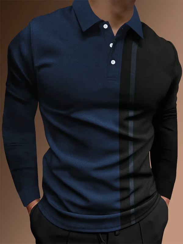 F2A46B93-7BCA-187D-FE95-A1AB899F8584 Men's Casual Business Fashion Polo Shirts